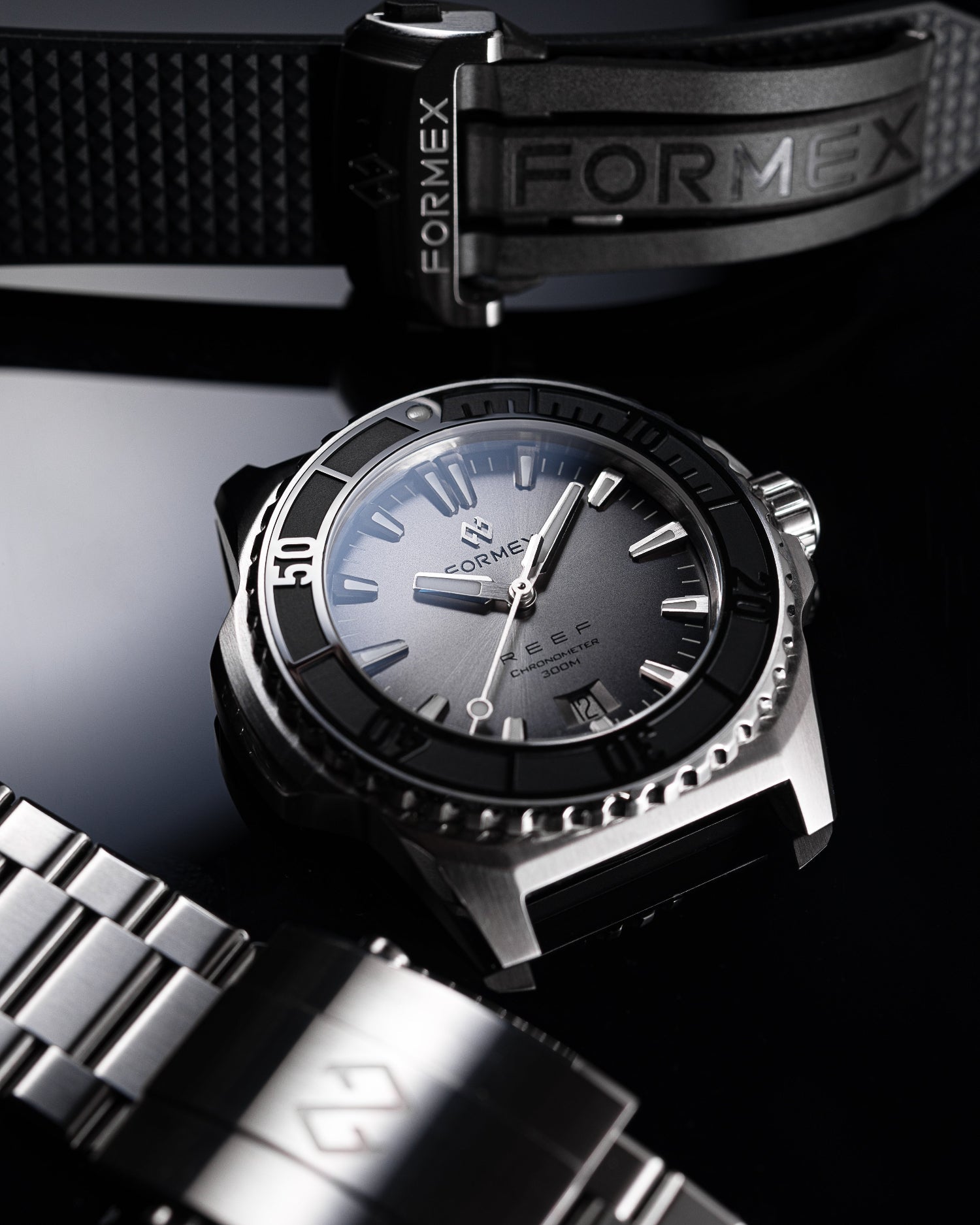 Hodinky Formex Reef 42 mm - Silver