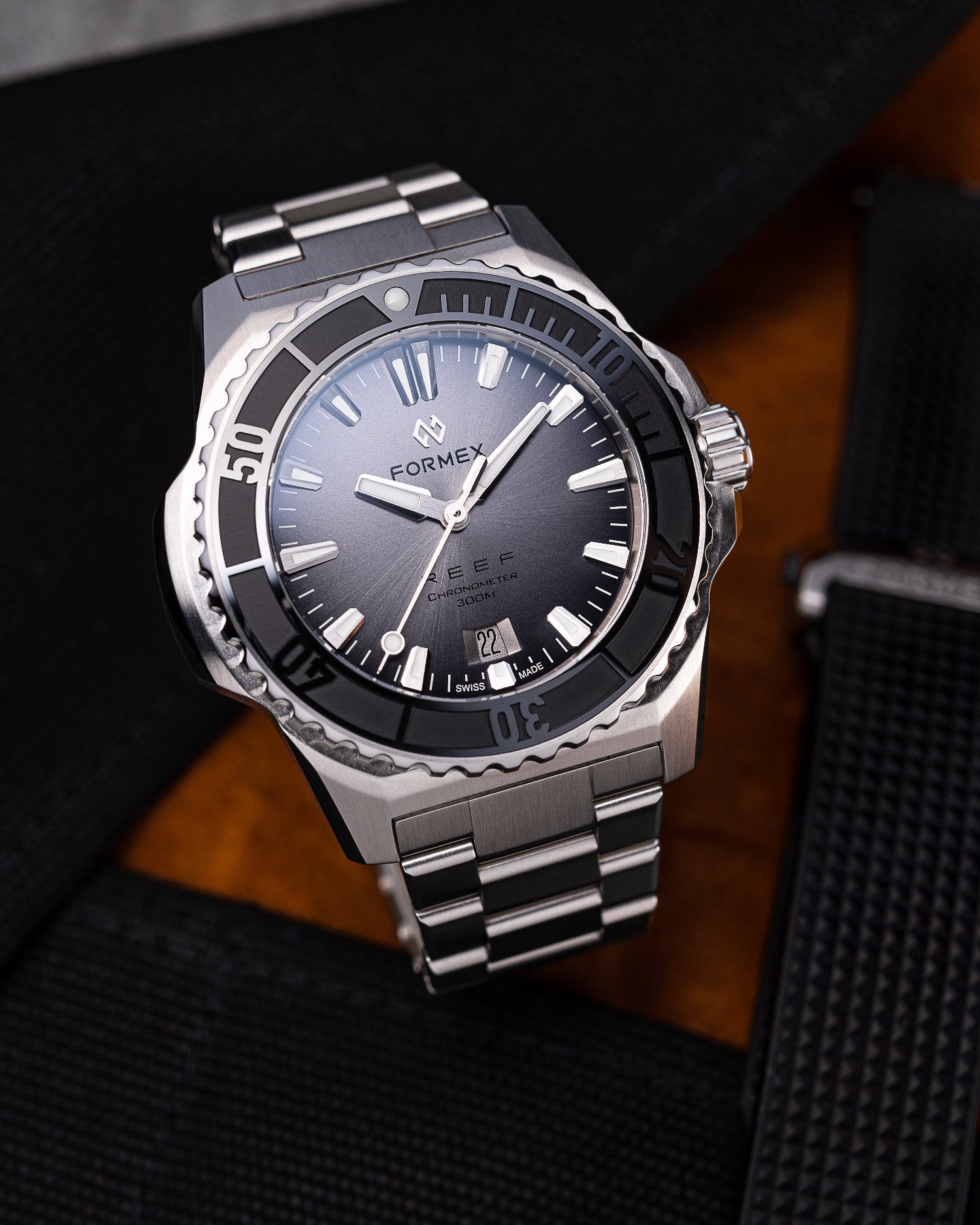 Hodinky Formex Reef 42 mm - Silver