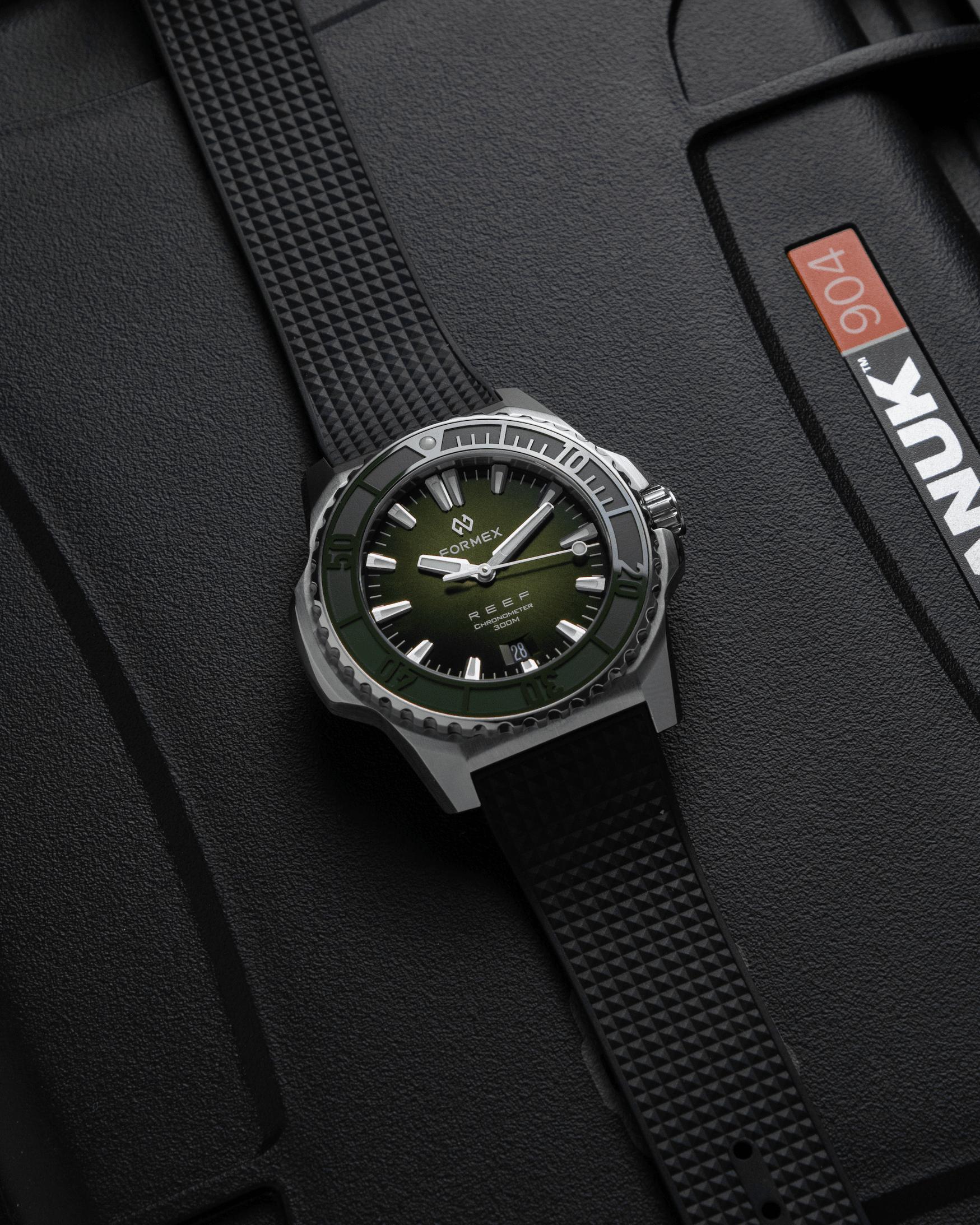 Hodinky Formex Reef 42 mm - Zelená