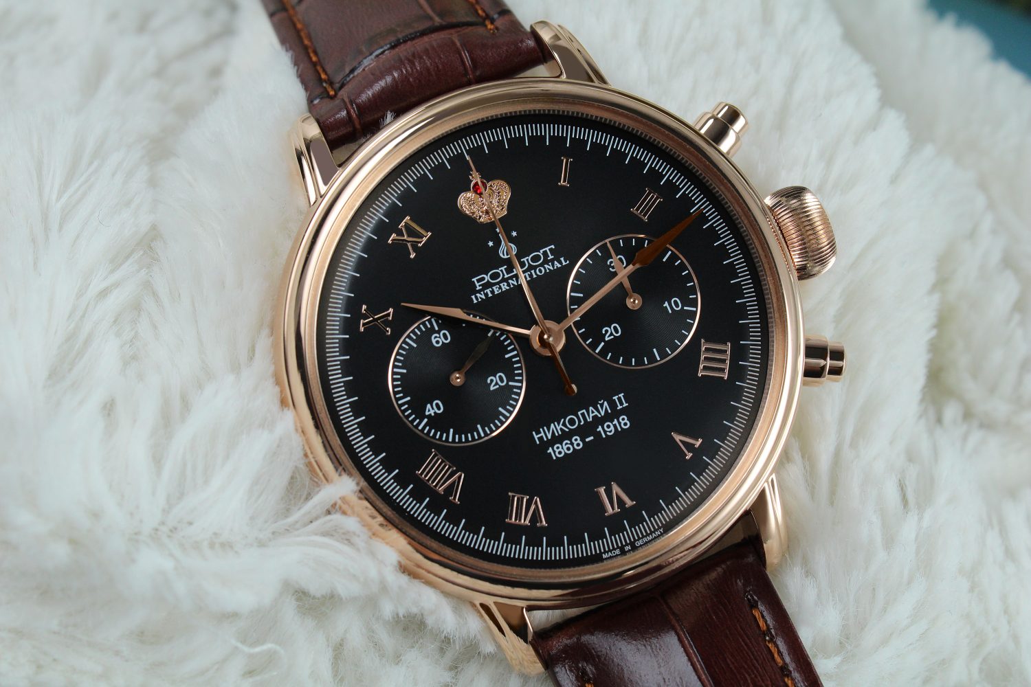 Watch Poljot International Chronograph Nicolai II 2901.1941613N