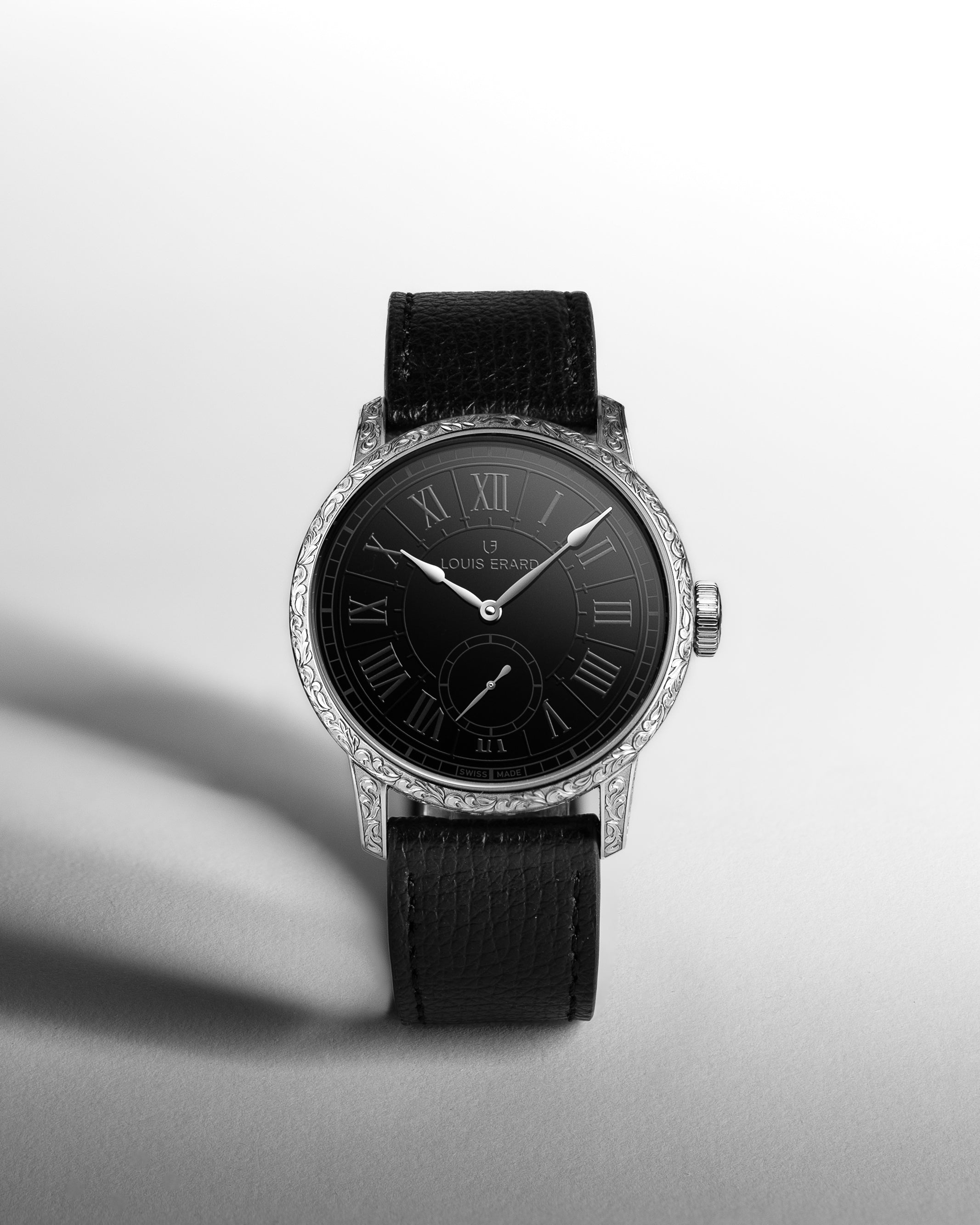 Louis Erard Hand-Engraved Watch