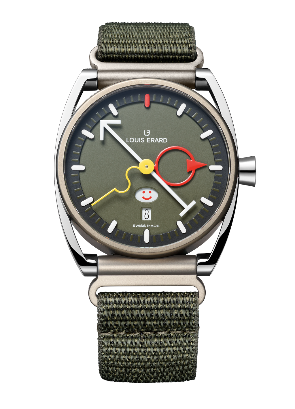 La Semaine Louis Erard x Alain Silberstein Khaki watch