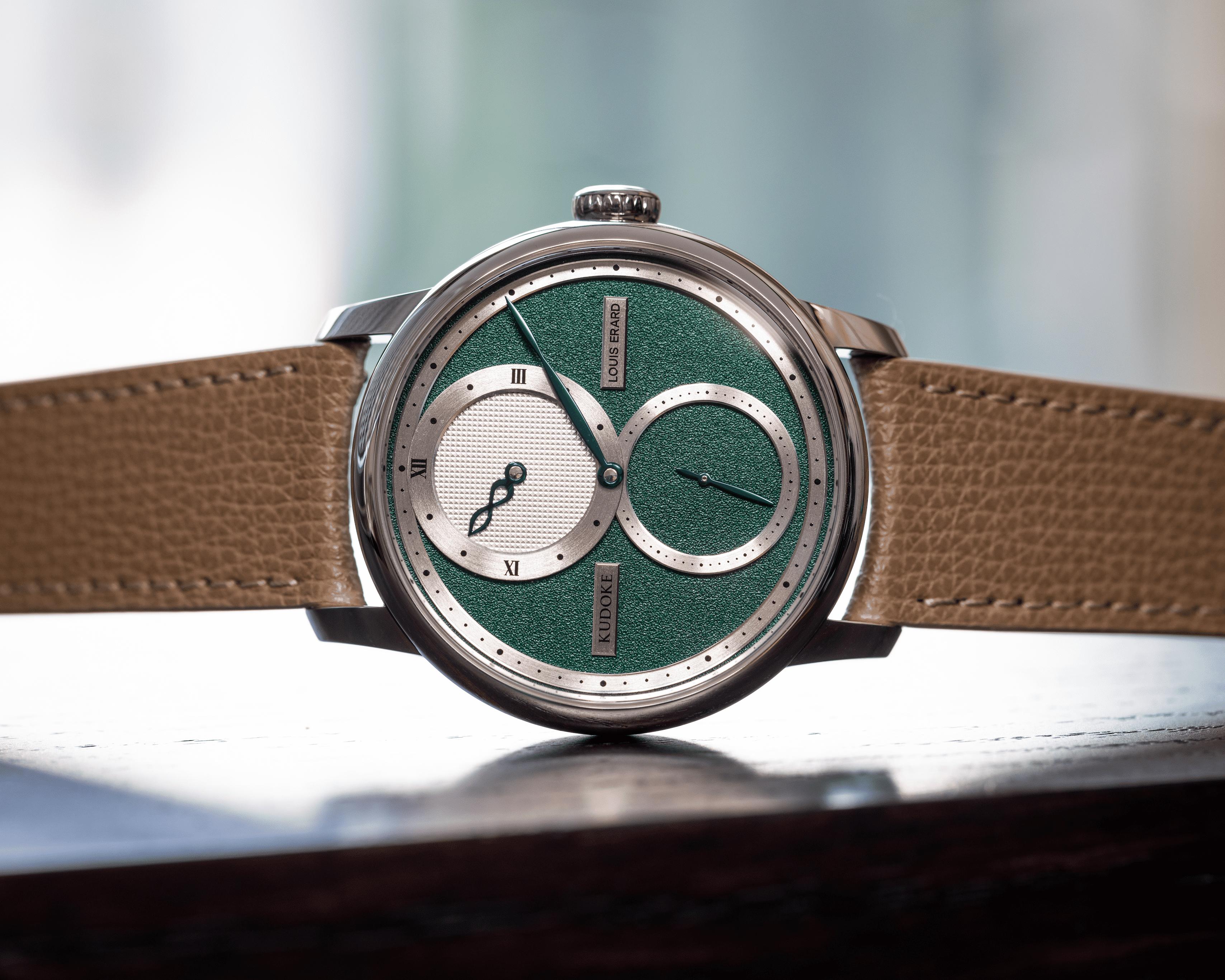 Uhr LOUIS ERARD X KUDOKE FOREST GREEN