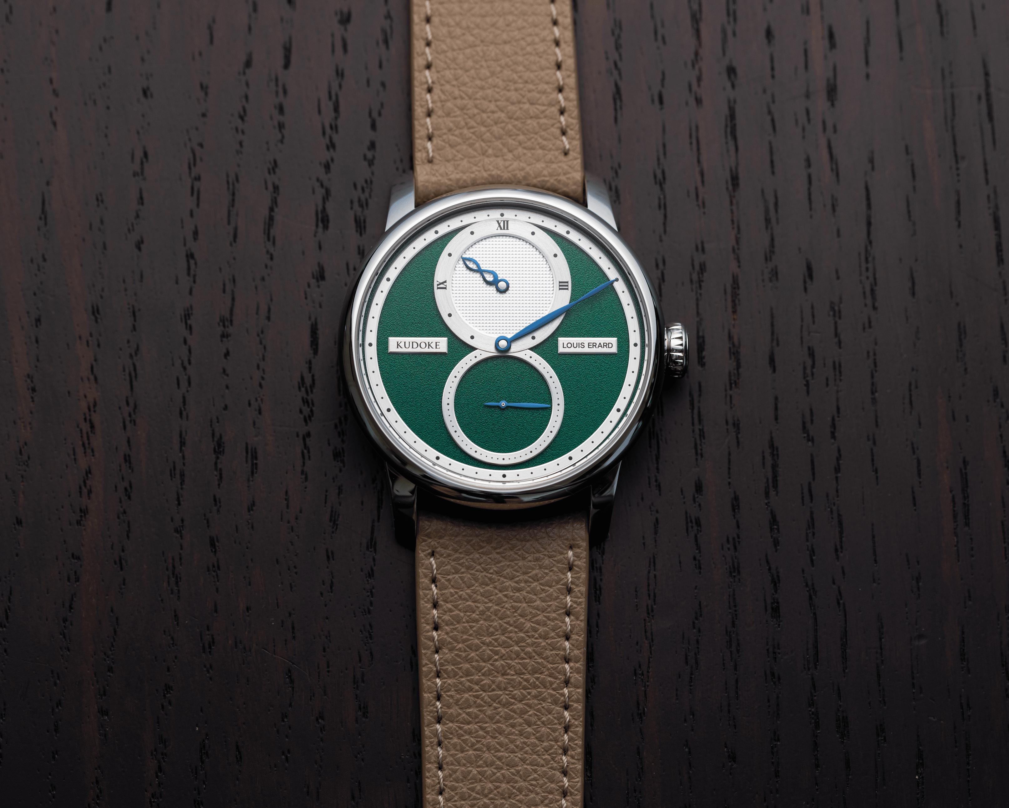 Uhr LOUIS ERARD X KUDOKE FOREST GREEN