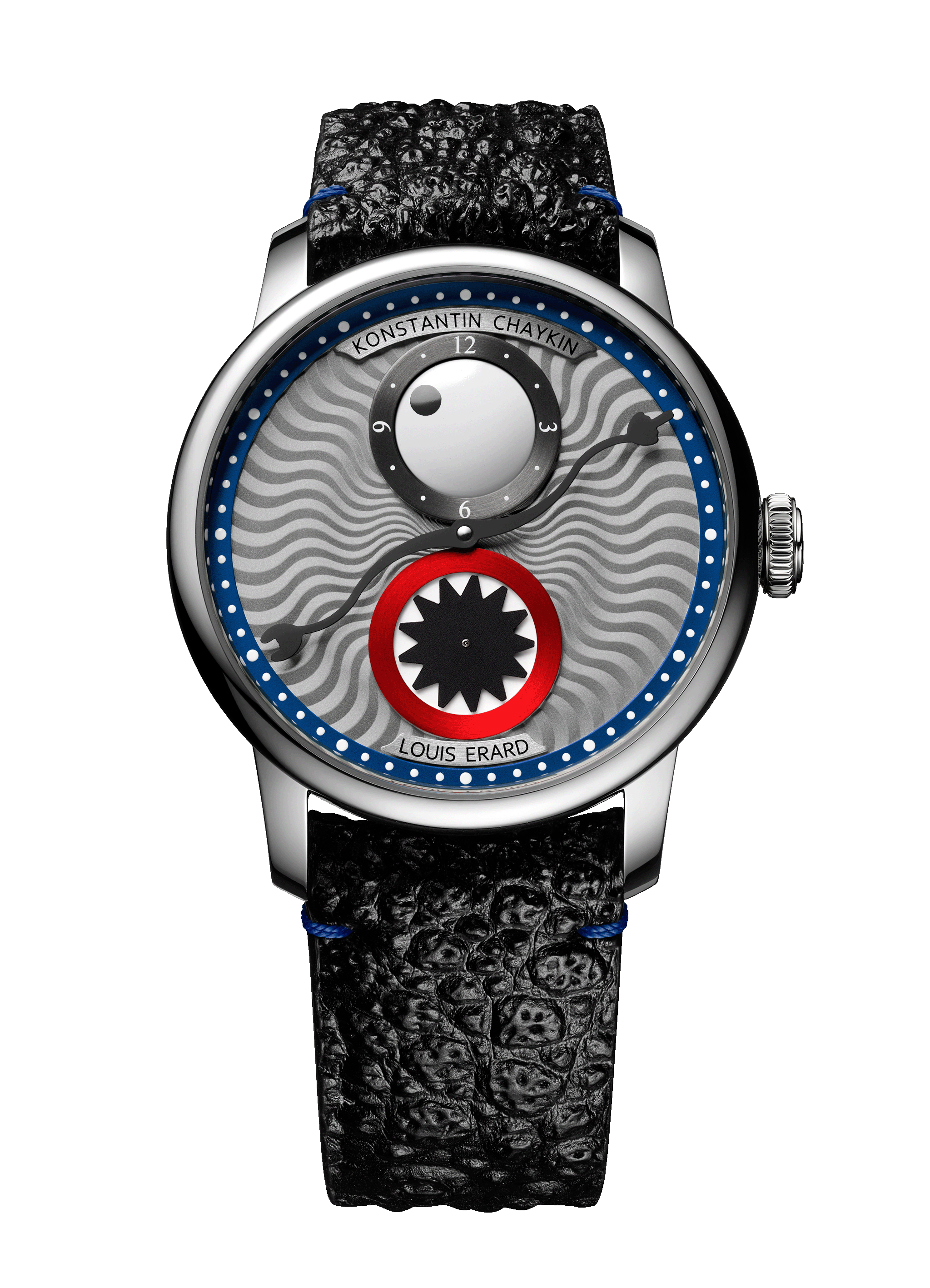 Louis Erard x Konstantin Chaykin Time eater III Blue watch
