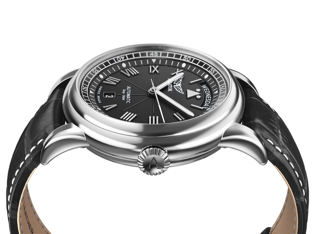 Hodinky AVIATOR SWISS Douglas day-date 41 V.3.35.0.274.4