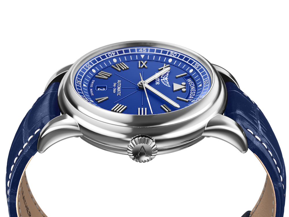 Hodinky AVIATOR SWISS Douglas day-date 41 V.3.35.0.276.4