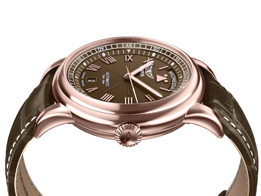 AVIATOR SWISS Douglas day-date 41 V.3.35.2.280.4 watch