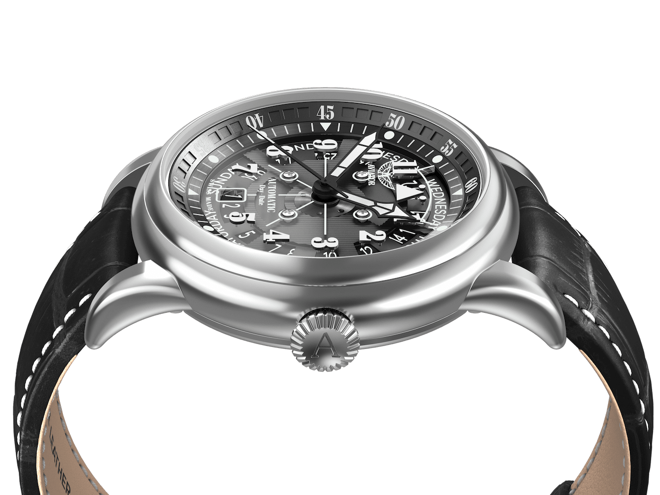 Hodinky AVIATOR SWISS DOUGLAS DAY-DATE MECA-41 V.3.36.0.284.4