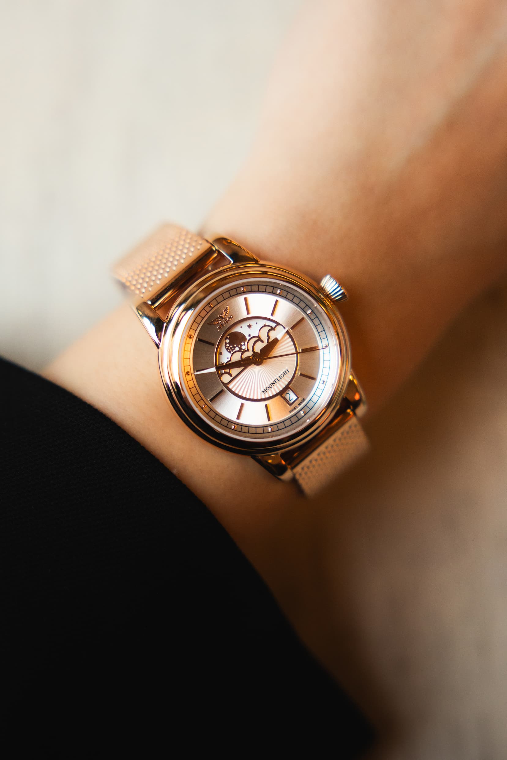 HODINKY AVIATOR SWISS DOUGLAS MOONFLIGHT V.1.33.2.251.4