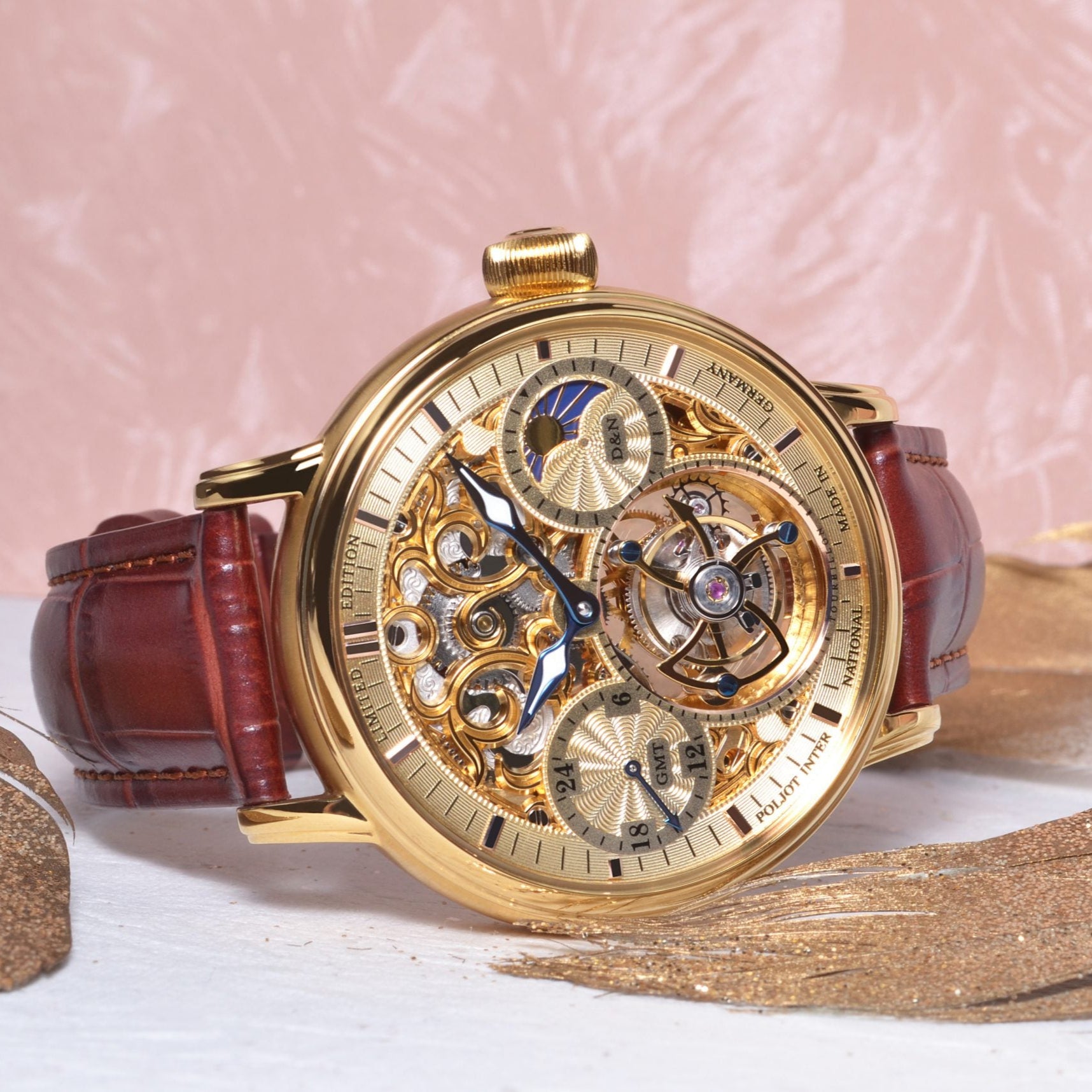 Uhr Poljot International Tourbillon Skeleton 3360.T66