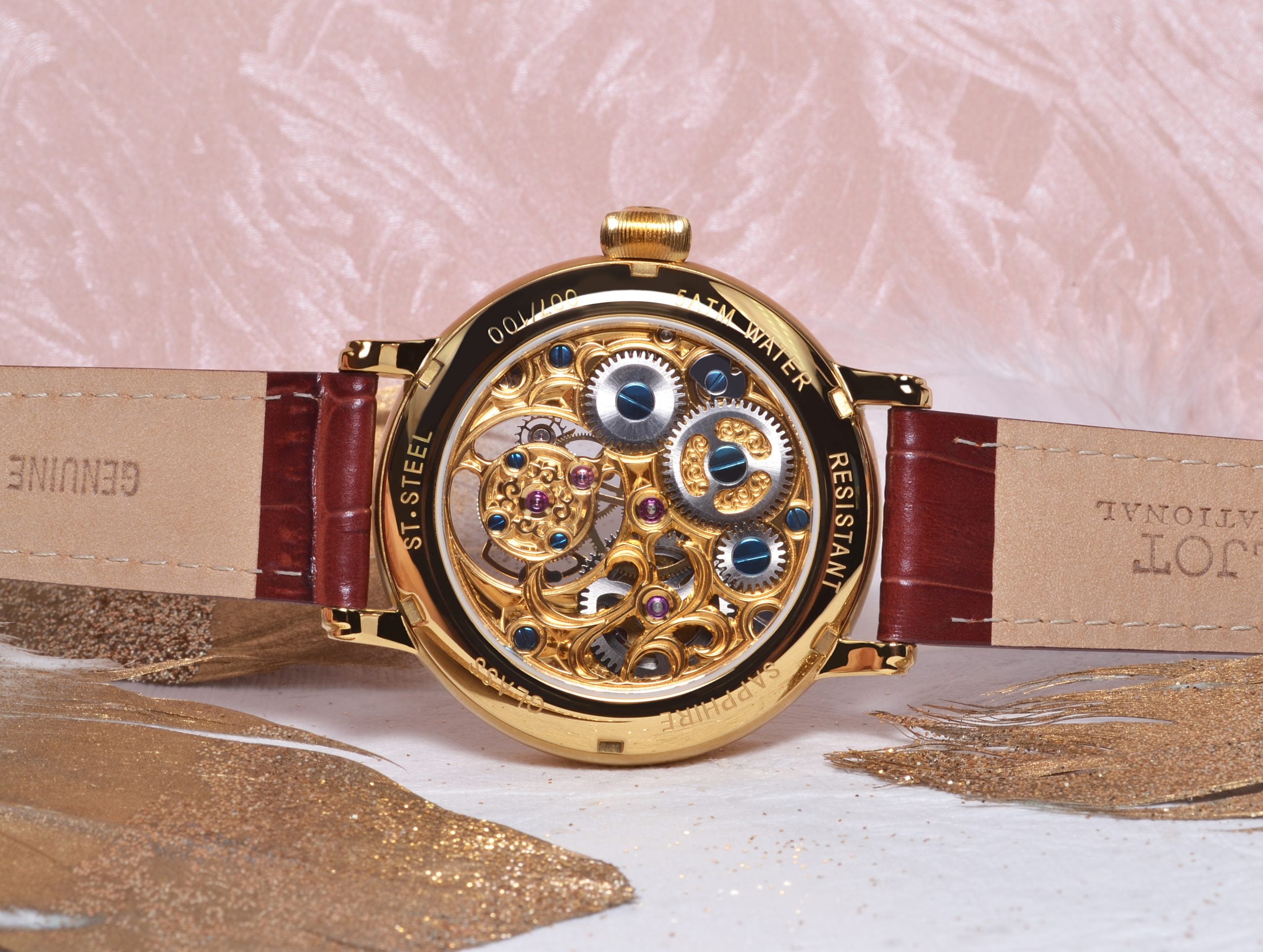 Uhr Poljot International Tourbillon Skeleton 3360.T66