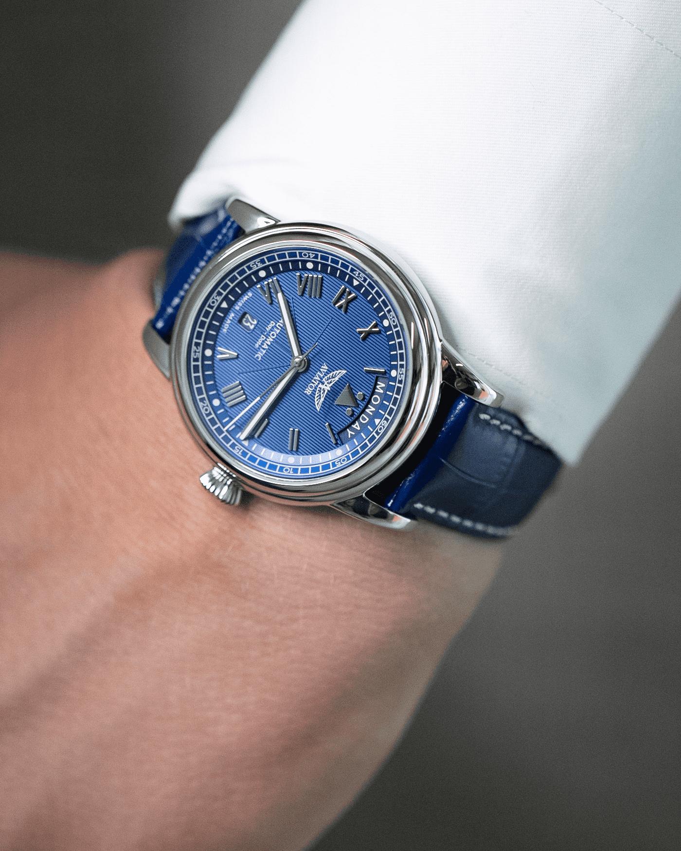 Hodinky AVIATOR SWISS Douglas day-date 41 V.3.35.0.276.4