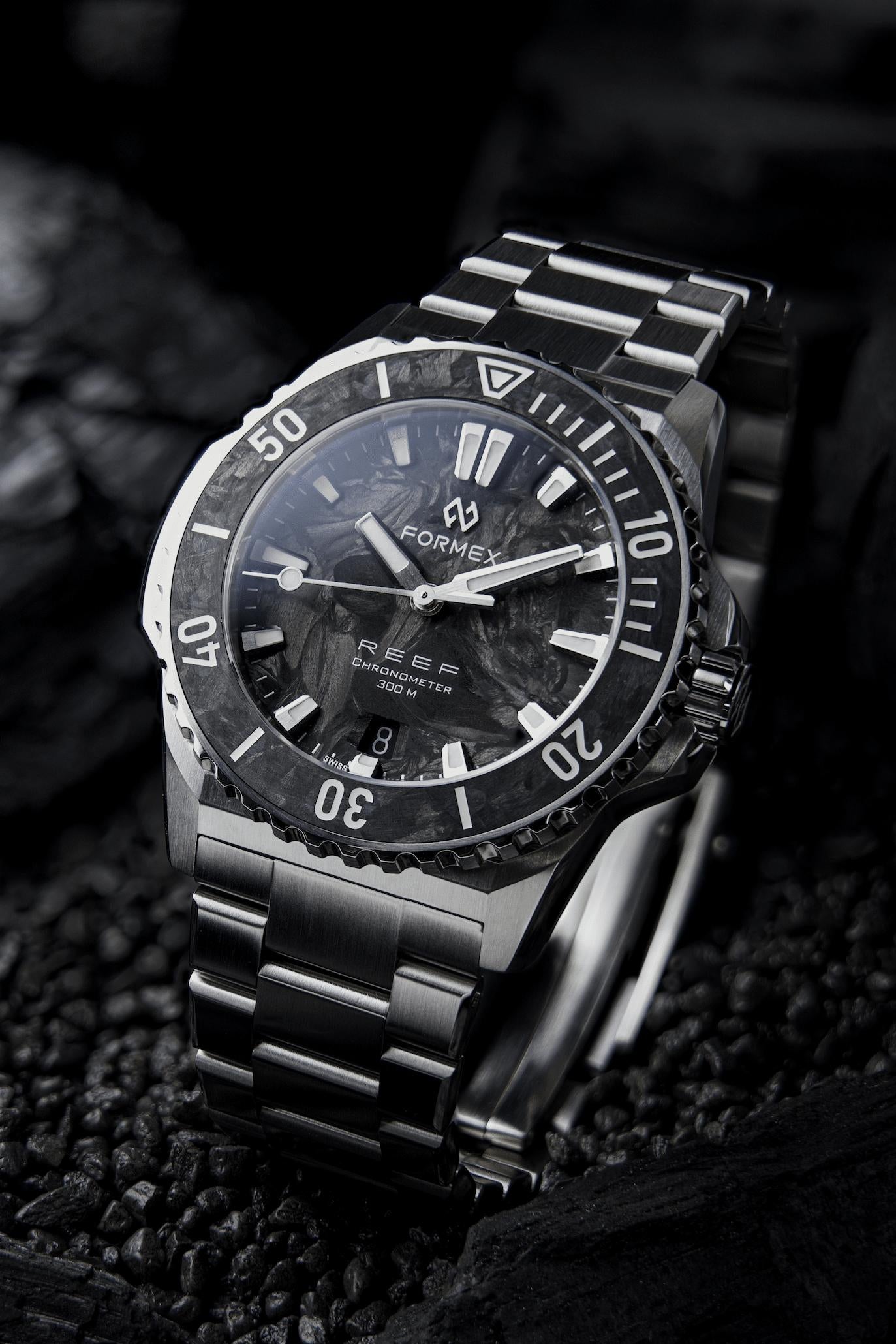 Formex Reef 39.5mm Watches - Forged Carbon