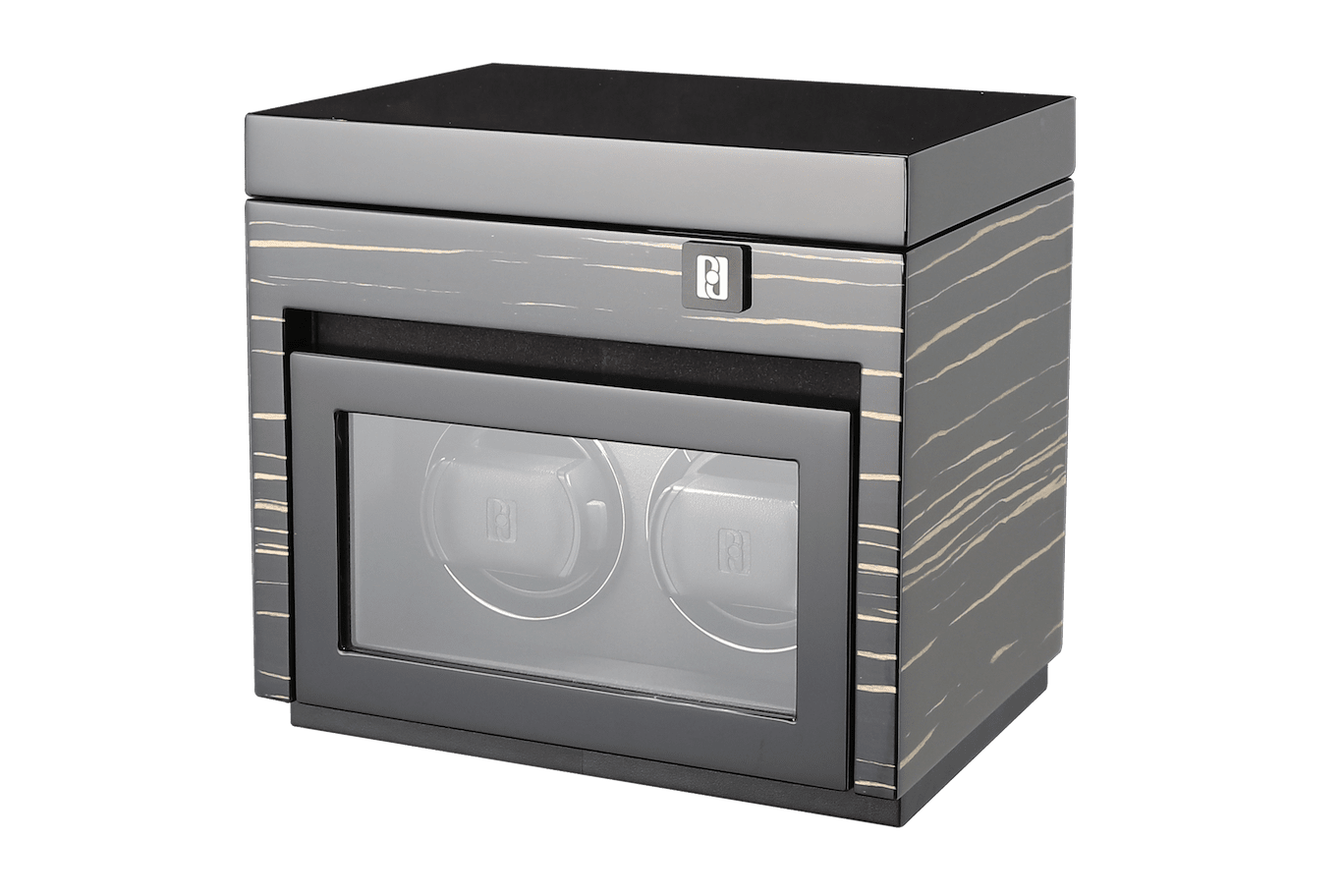 Paul design Gentlemen 2+3 - Winder for 2 watches + storage space