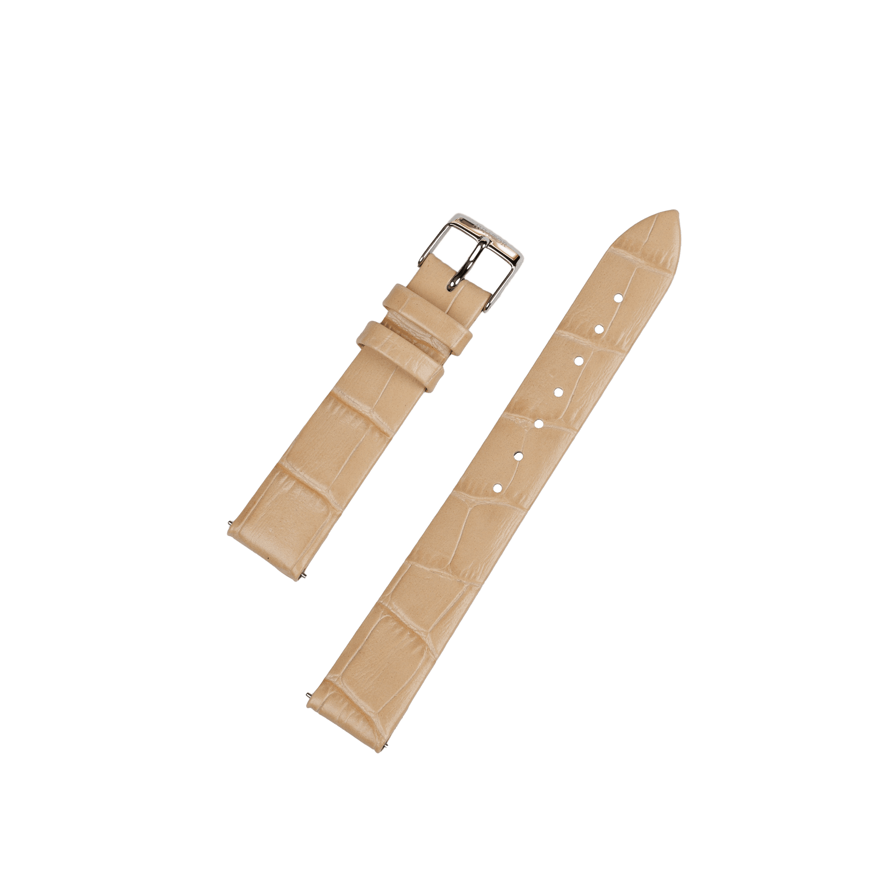 Aviator Swiss řemínek z telecí kůže pro model Moonflight - zlatý s ocelovou přezkou