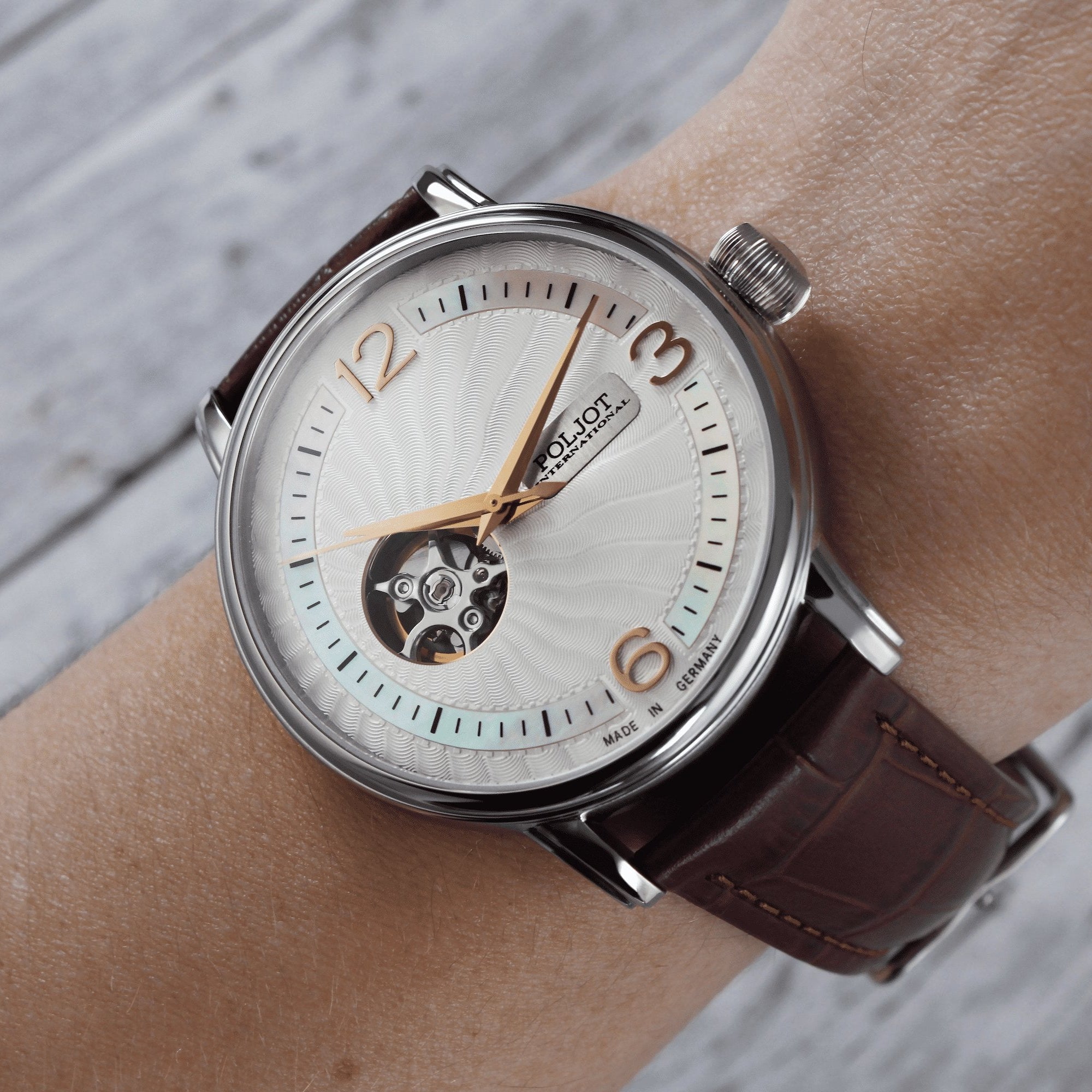 Poljot International Jaros Open Heart 38NH.4280811 Watch