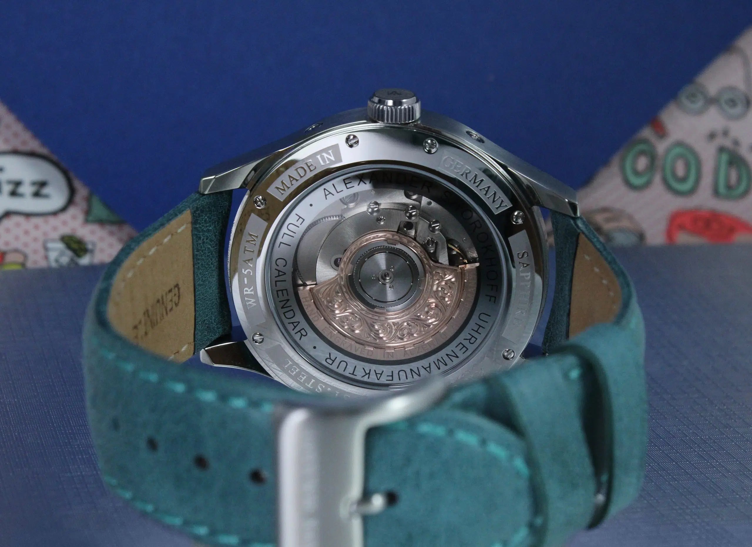 Hodinky Alexander Shorokhoff Full Calendar Cadamomo AS.VK-CDMM2
