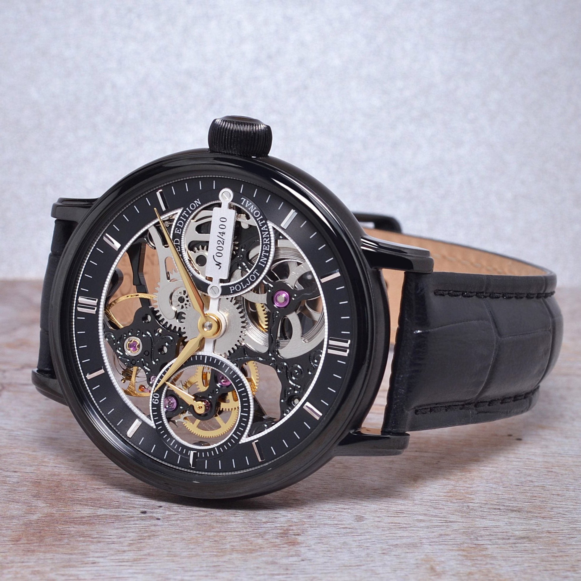 Uhr Poljot International Skeleton Nicolai II 9211.1940216