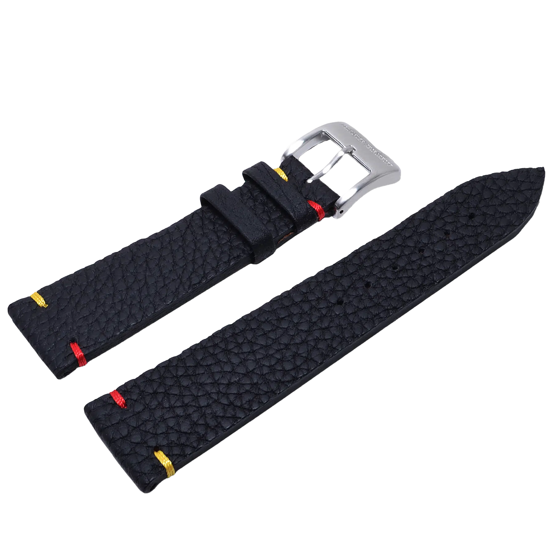 Alexander Shorokhoff kožený remienok z teľacej kože – čierny