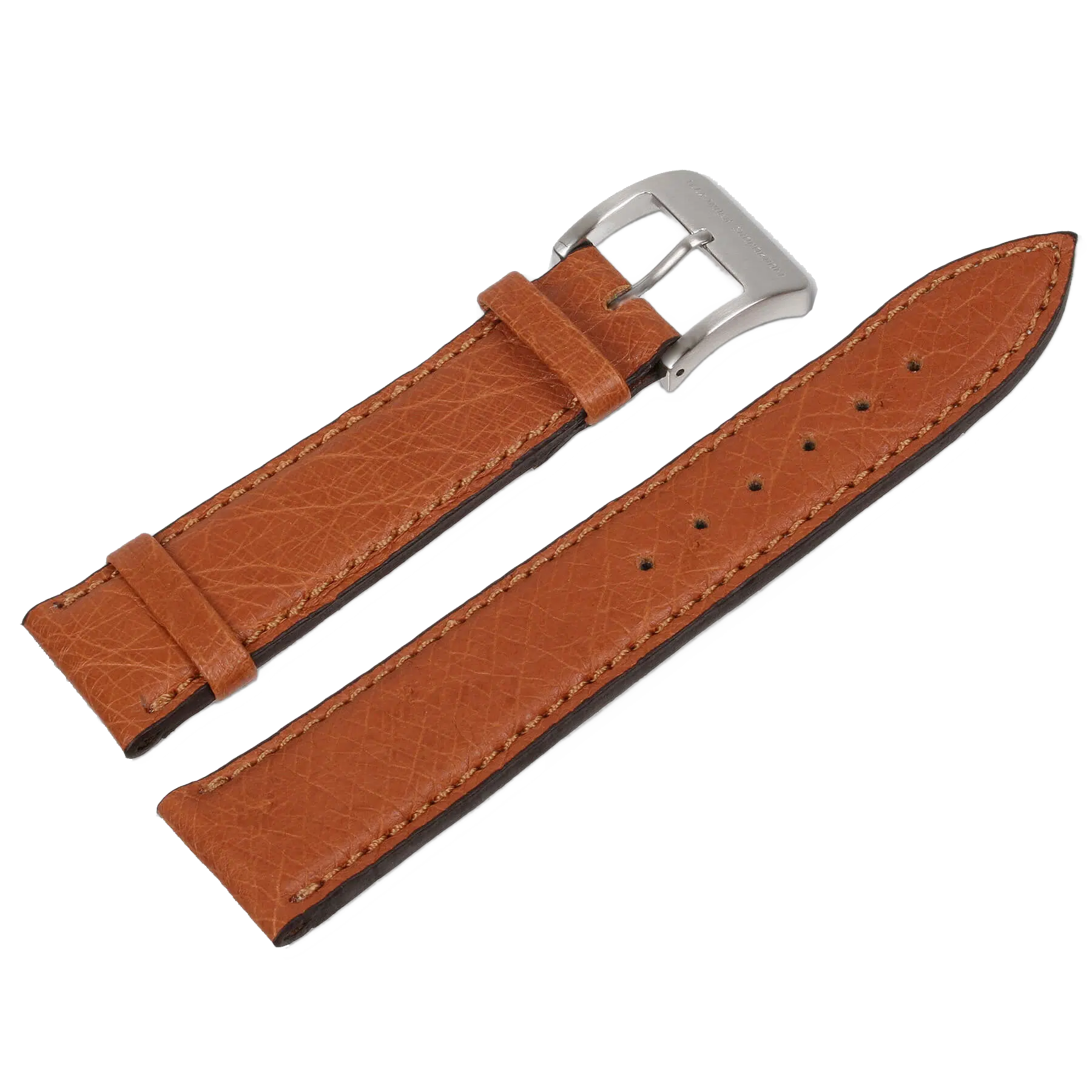 Alexander Shorokhoff remienok z pravej pštrosej kože - hnedý