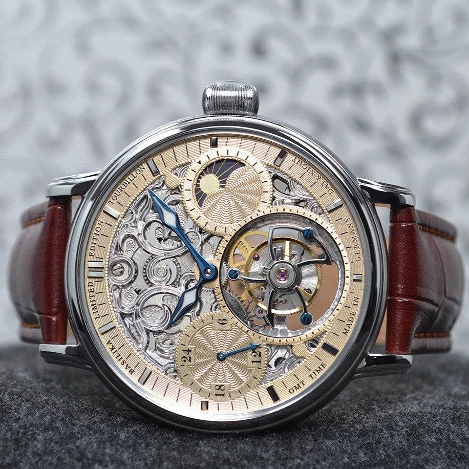 Poljot International Tourbillon Skeleton Watch 3360.T05