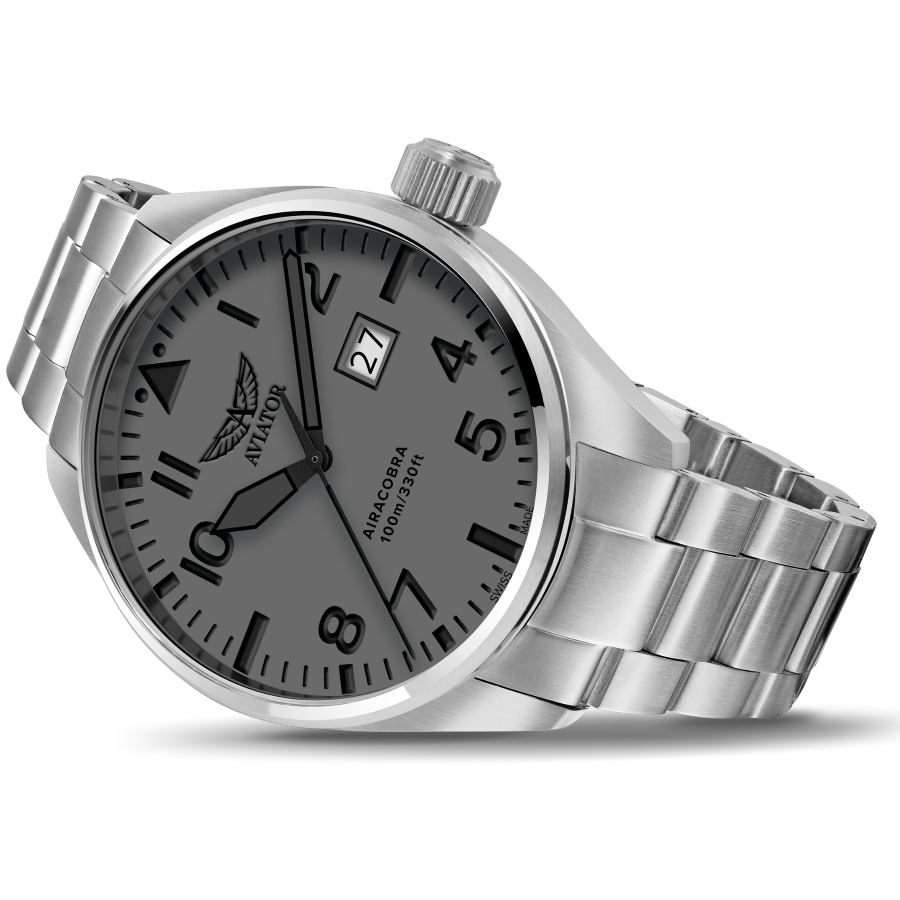 AVIATOR SWISS AIRACOBRA P42 V.1.22.0.150.4 watch