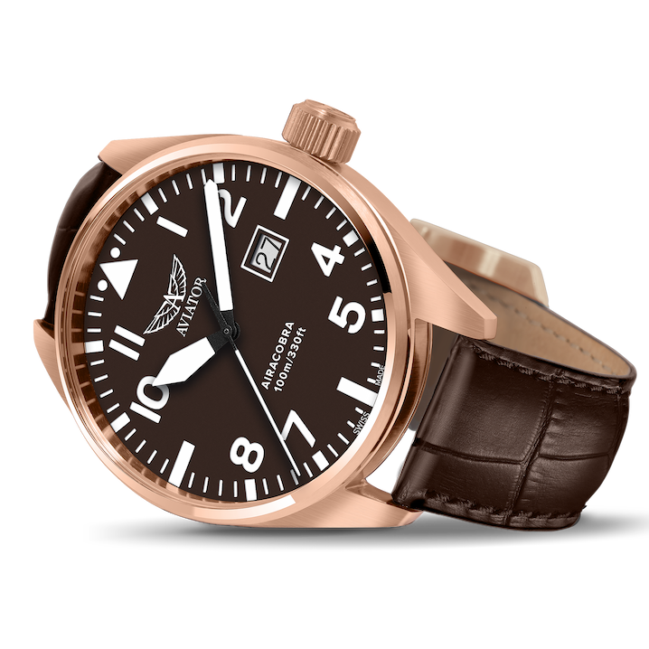 Hodinky AVIATOR SWISS AIRACOBRA P42 V.1.22.2.151.4