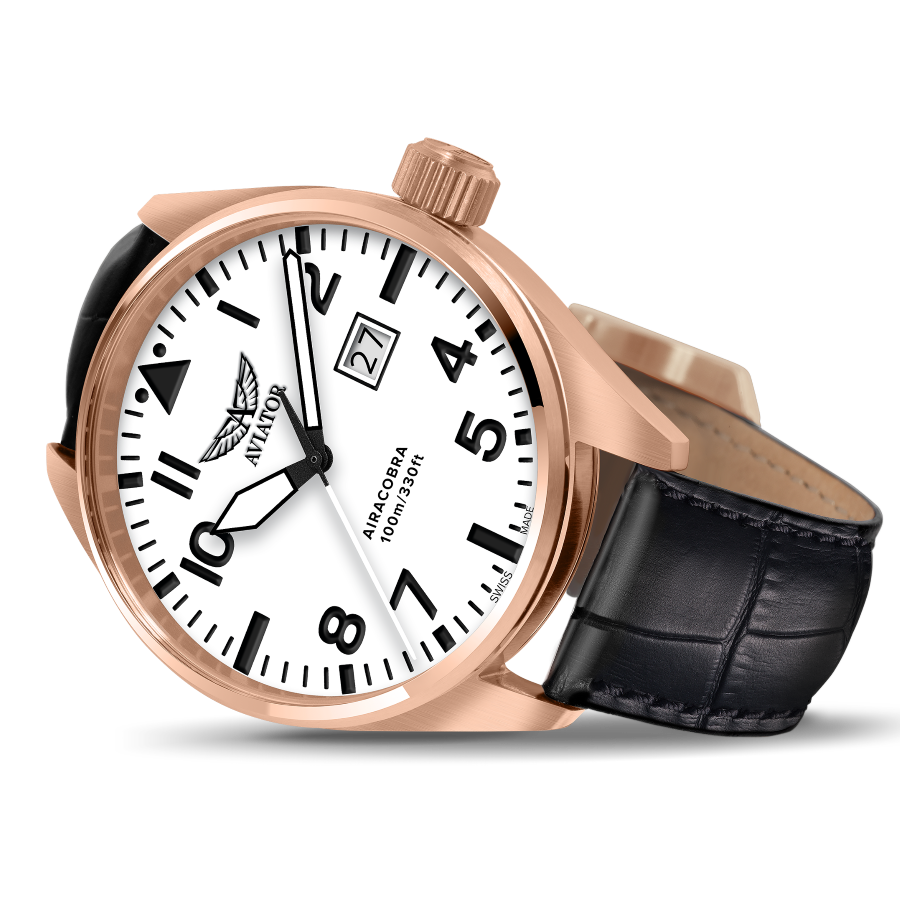 Hodinky AVIATOR SWISS AIRACOBRA P42 V.1.22.2.152.4