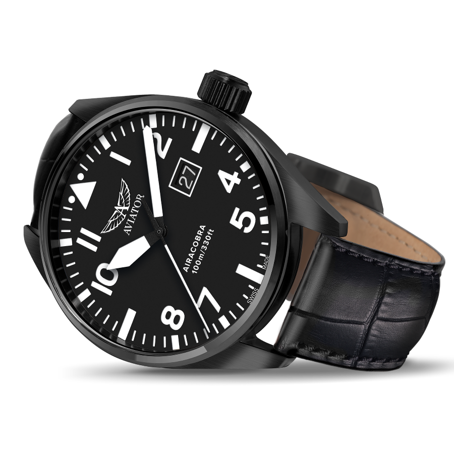 AVIATOR SWISS AIRACOBRA P42 V.1.22.5.148.4 watch