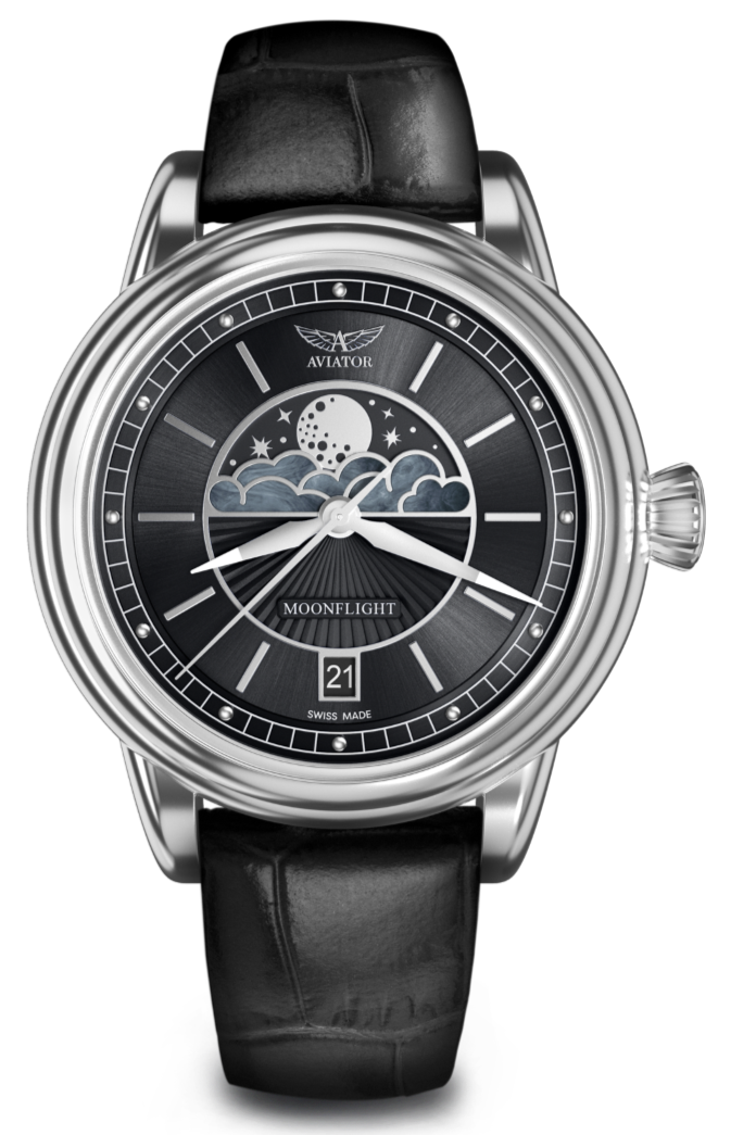 Aviator Swiss DOUGLAS MOONFLIGHT V.1.33.0.252.4 watch