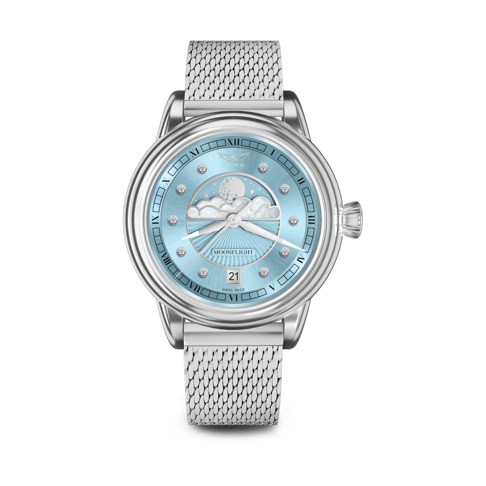 Aviator Swiss DOUGLAS MOONFLIGHT V.1.33.0.359.4 watch