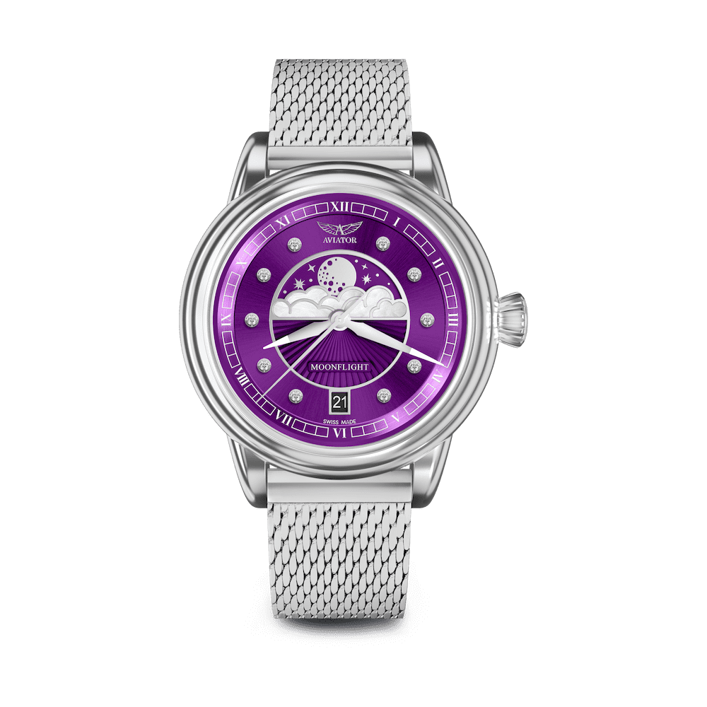 Aviator Swiss DOUGLAS MOONFLIGHT V.1.33.0.361.4 watch