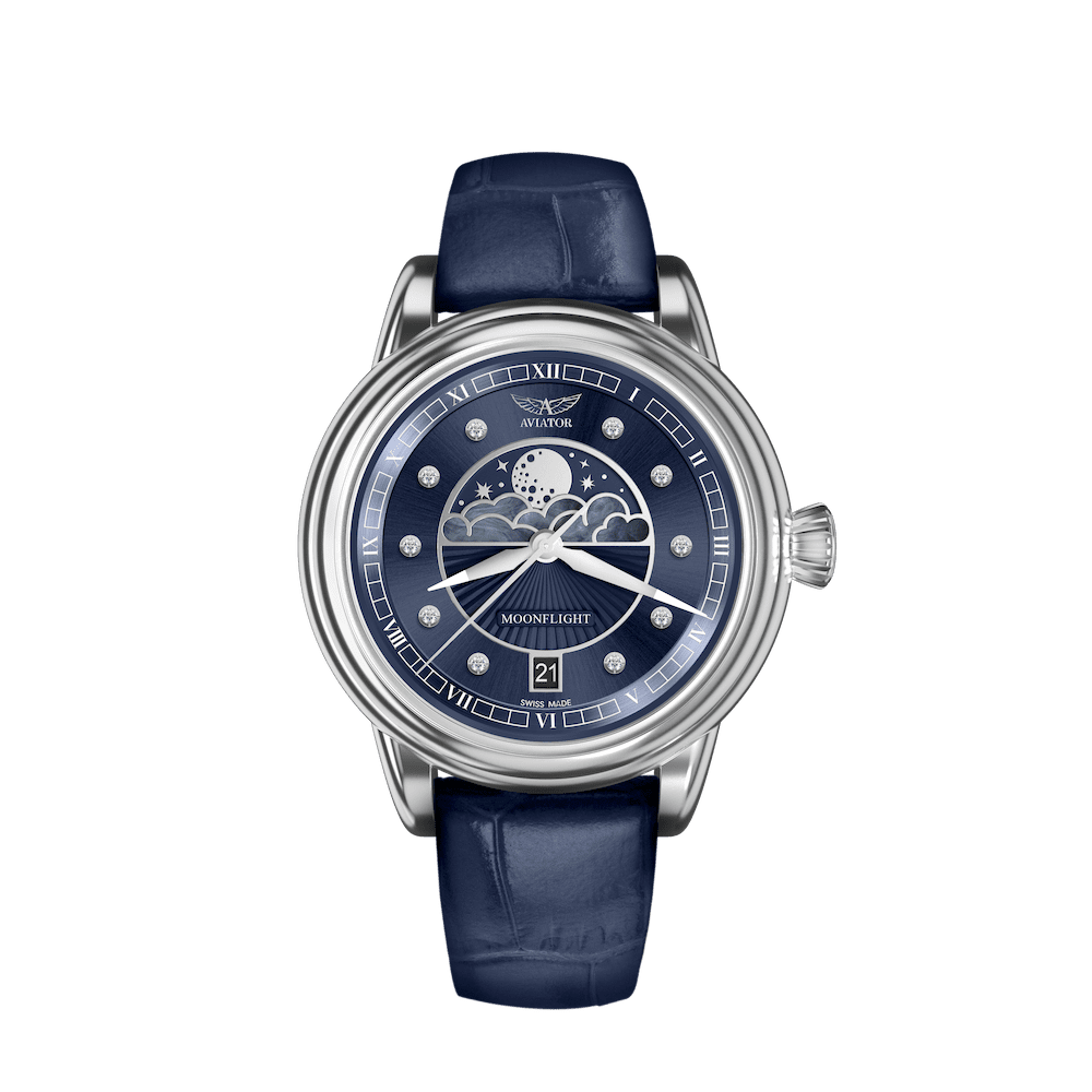 Aviator Swiss DOUGLAS MOONFLIGHT V.1.33.0.379.4 watch