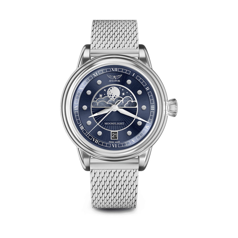 Aviator Swiss DOUGLAS MOONFLIGHT V.1.33.0.379.4 watch