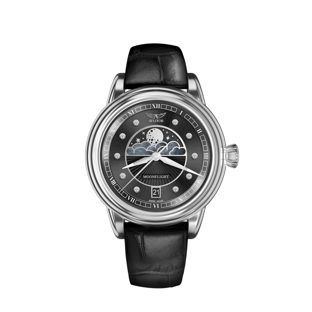 Aviator Swiss DOUGLAS MOONFLIGHT V.1.33.0.381.4 watch