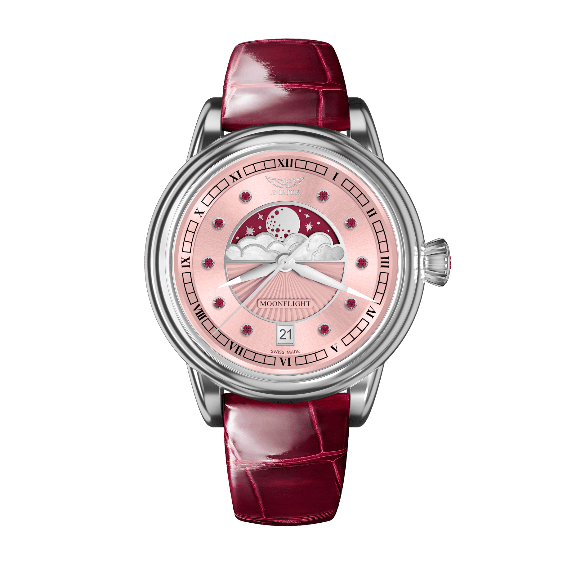 Aviator Swiss DOUGLAS MOONFLIGHT V.1.33.0.417.4 Watch