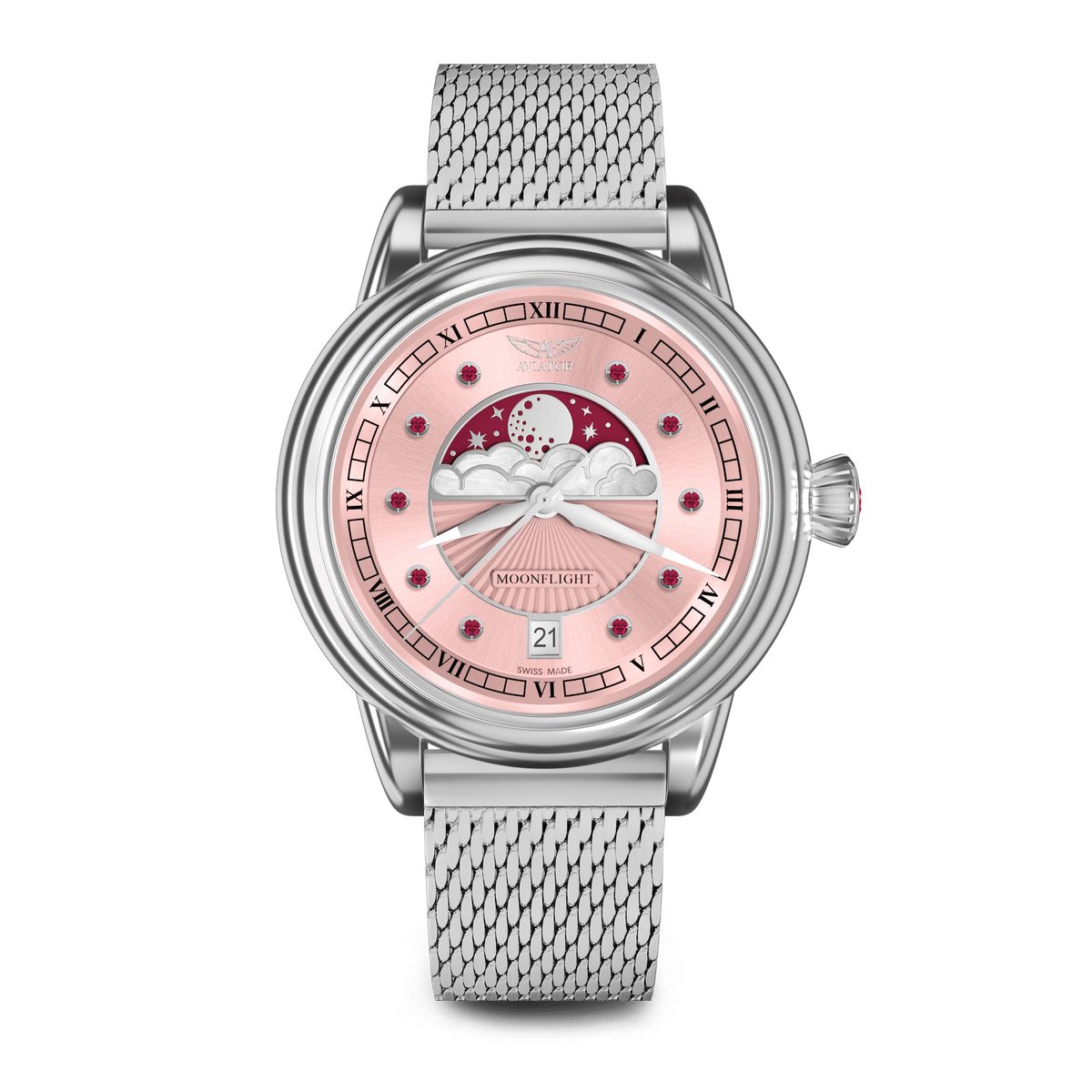 Aviator Swiss DOUGLAS MOONFLIGHT V.1.33.0.417.4 Watch