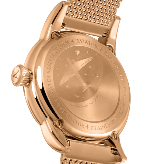 Hodinky Aviator Swiss DOUGLAS MOONFLIGHT V.1.33.2.380.4