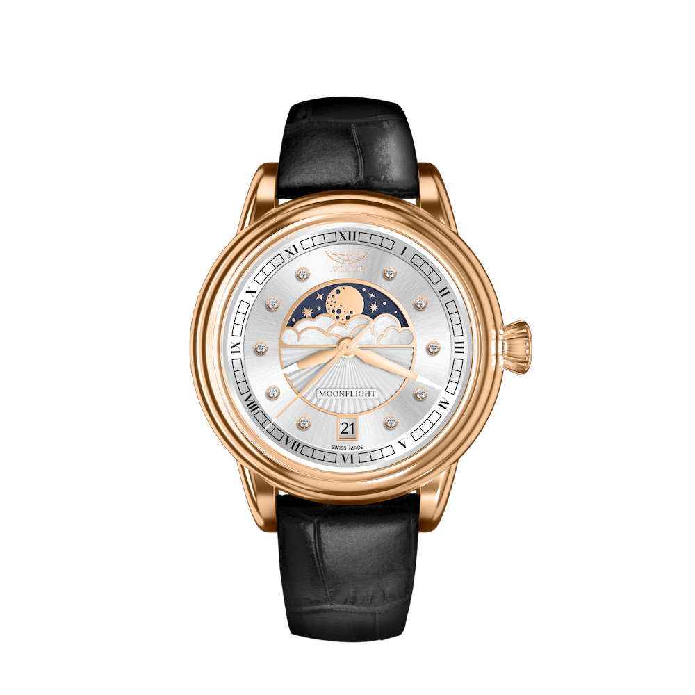 Aviator Swiss DOUGLAS MOONFLIGHT V.1.33.2.382.4 watch
