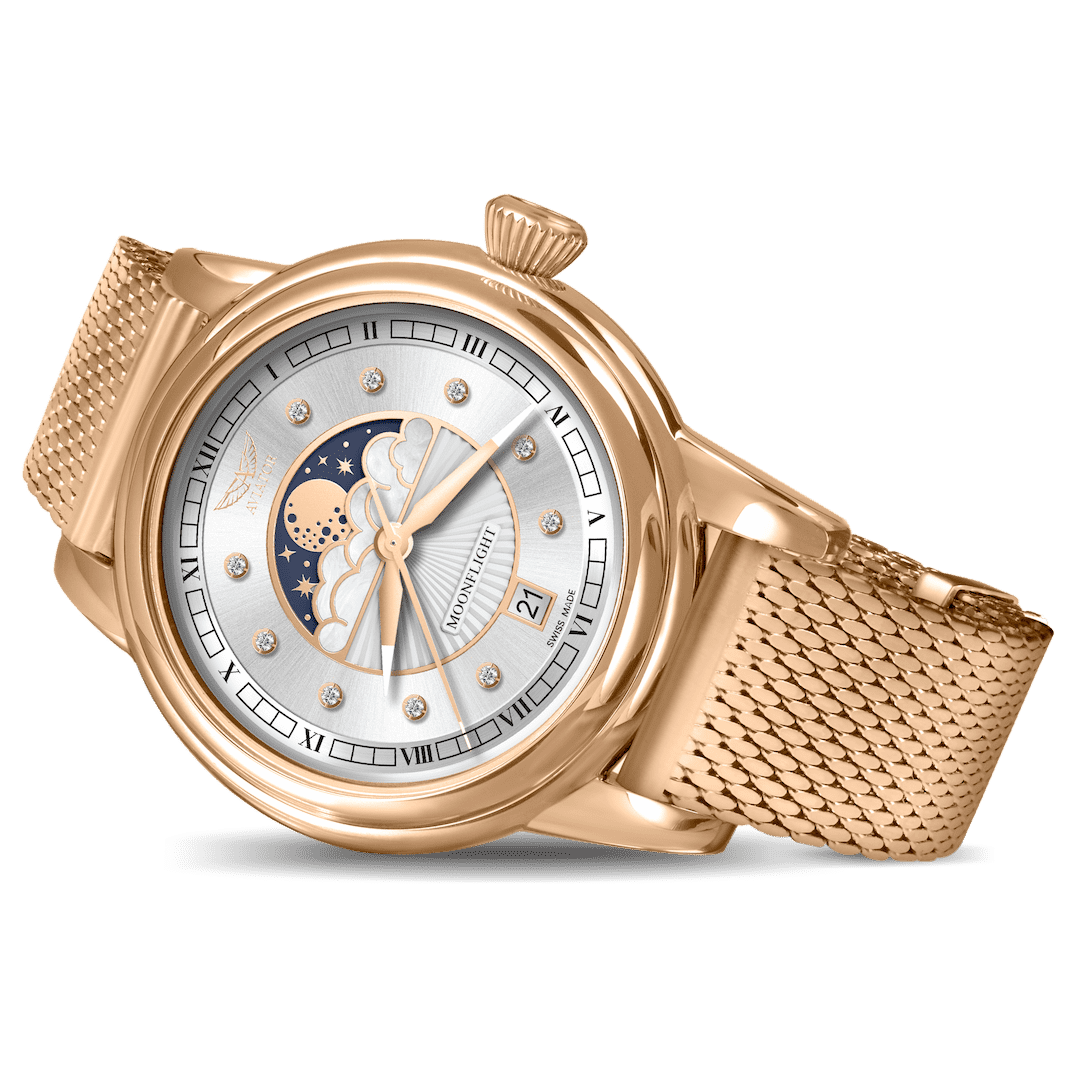 Hodinky Aviator Swiss DOUGLAS MOONFLIGHT V.1.33.2.382.4