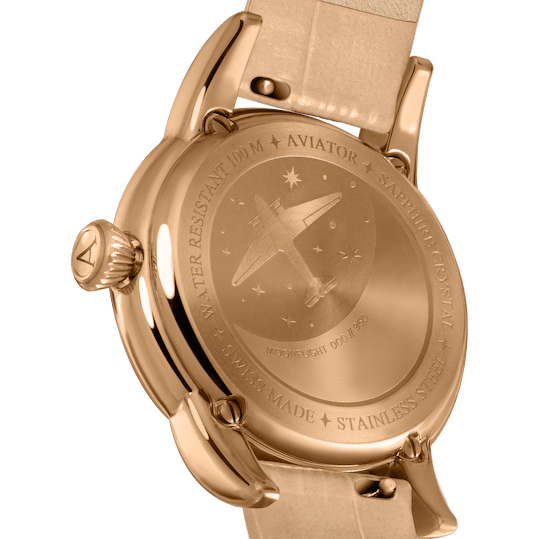 Hodinky Aviator Swiss DOUGLAS MOONFLIGHT V.1.33.2.383.4