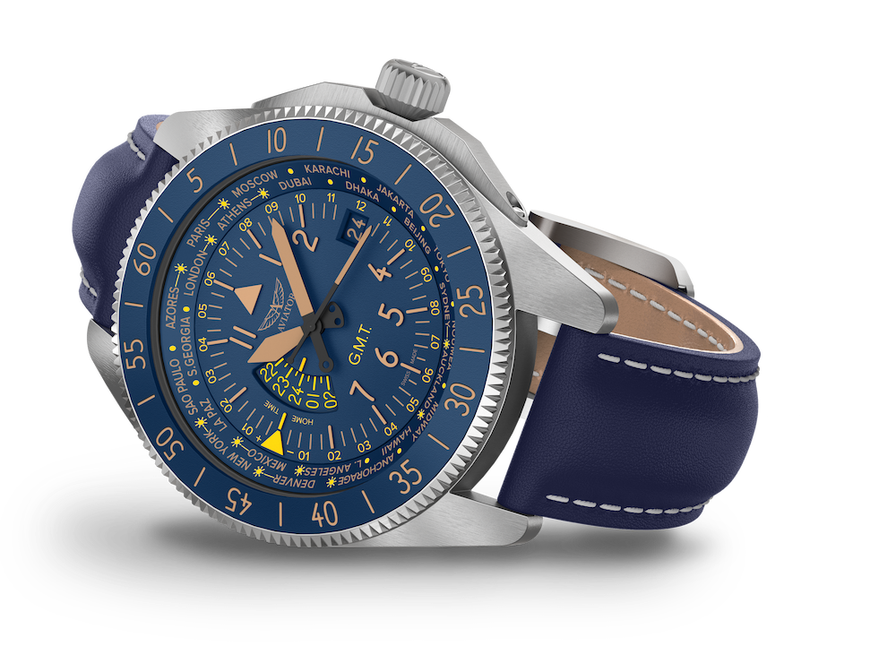 AVIATOR SWISS AIRACOBRA GMT V.1.37.0.304.4 watch