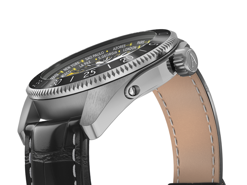 Hodinky AVIATOR SWISS AIRACOBRA GMT V.1.37.0.307.4