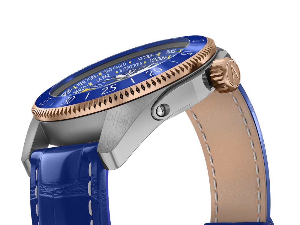 Hodinky AVIATOR SWISS AIRACOBRA GMT V.1.37.3.308.4