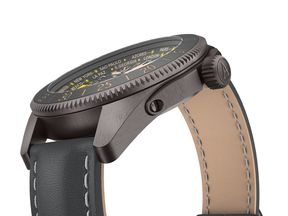 Hodinky AVIATOR SWISS AIRACOBRA GMT V.1.37.7.305.4