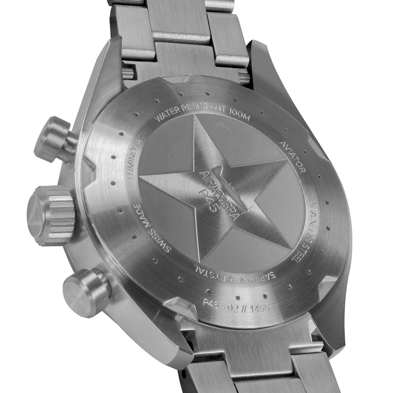 Hodinky AVIATOR SWISS AIRACOBRA P45 CHRONO V.2.25.0.169.4