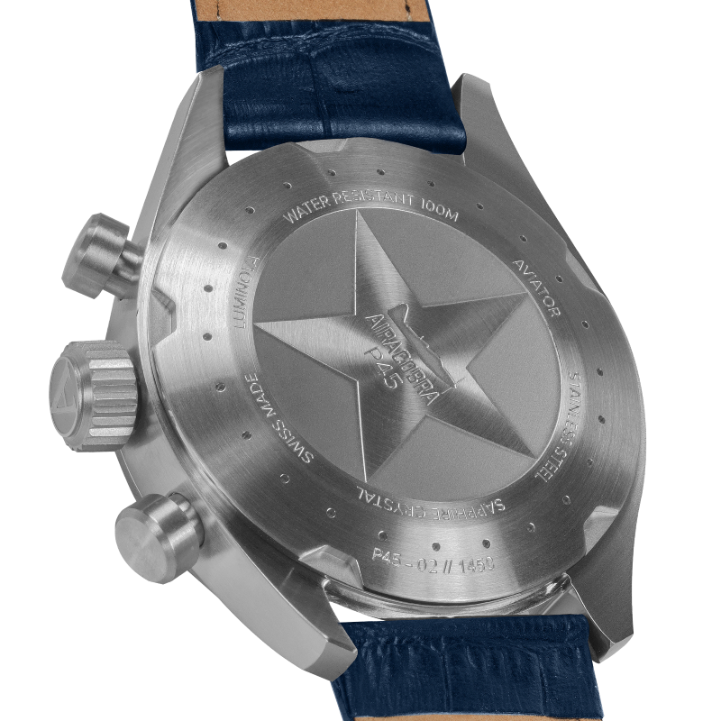Hodinky AVIATOR SWISS AIRACOBRA P45 CHRONO V.2.25.0.170.4