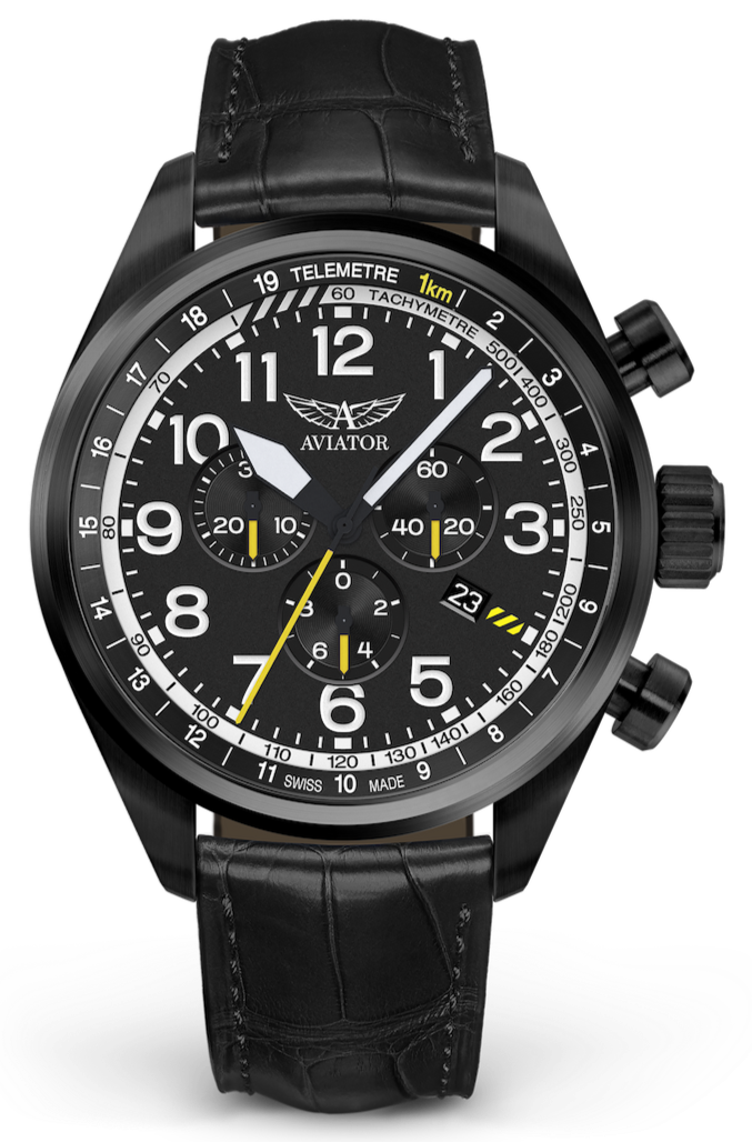 AVIATOR SWISS AIRACOBRA P45 CHRONO V.2.25.5.169.4 watch