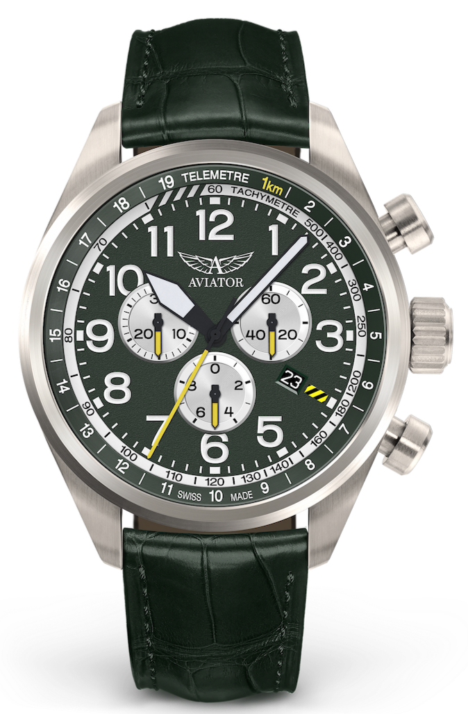 AVIATOR SWISS AIRACOBRA P45 CHRONO V.2.25.7.171.4 watch